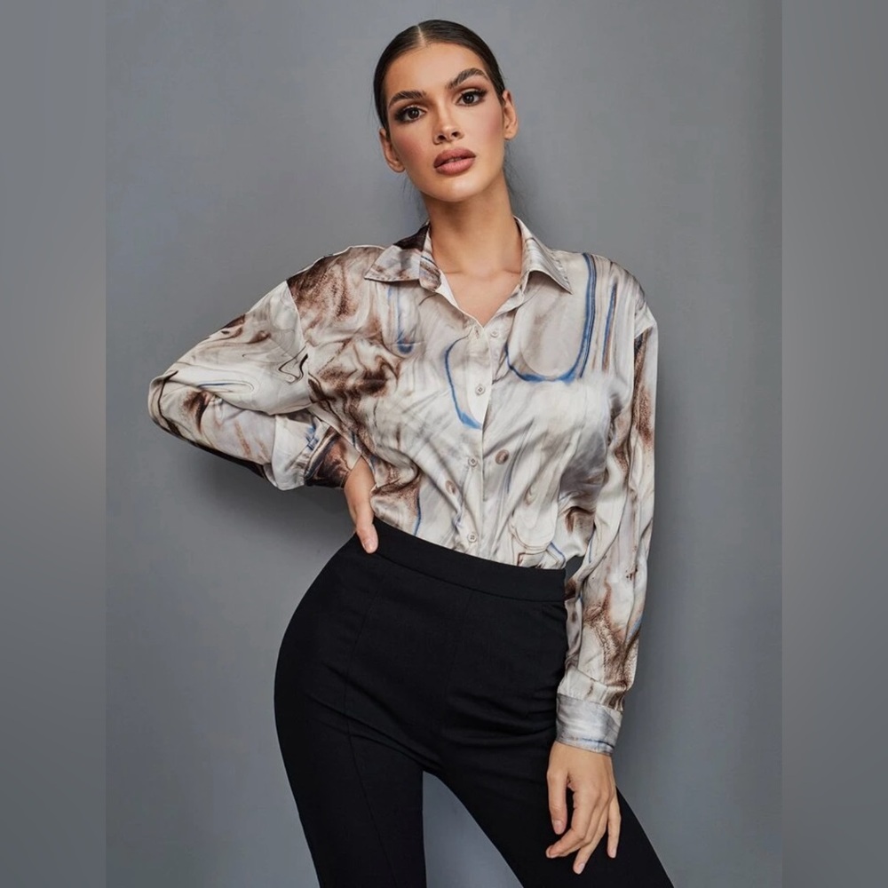 SHEIN | Abstract Print Women's Blouse